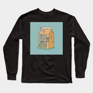 Vanilla milk vending machine Long Sleeve T-Shirt